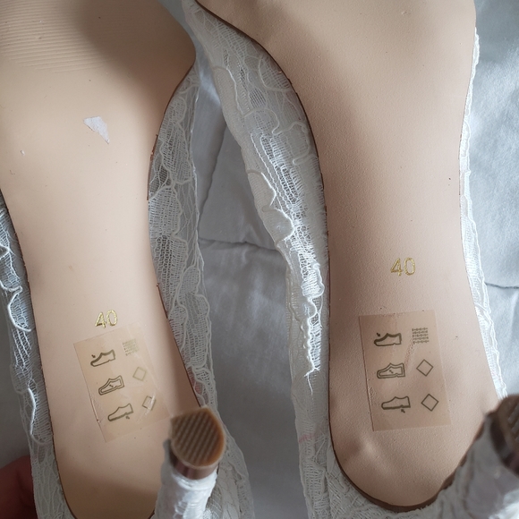 Bridal le Chateau heels size 40 - Picture 5 of 5